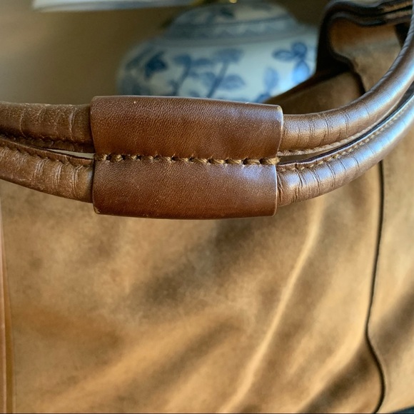 Gucci Brown Suede Structured Hobo Bag - Picture 14 of 14